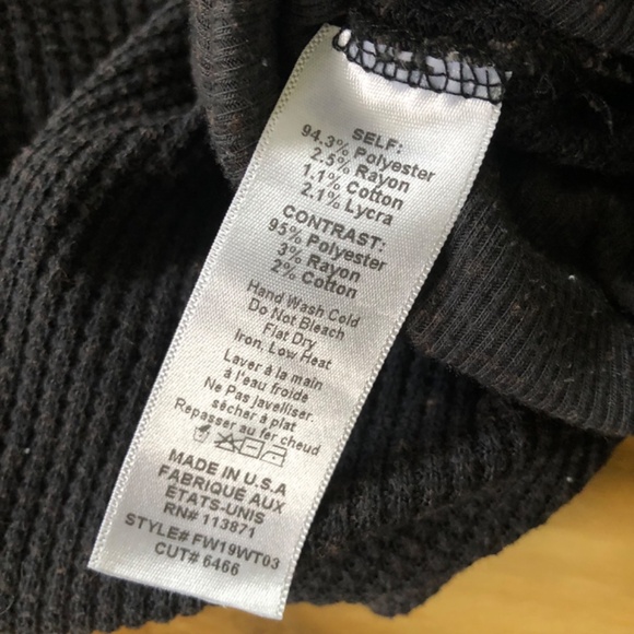 Jackson Rowe Waffle Romper XS Black - Picture 7 of 9